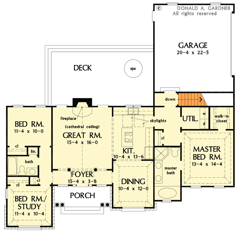 Main Level - Basement Stairs Location