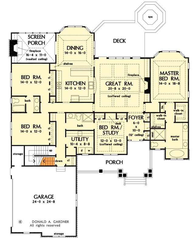 Main Level - Basement Stairs Location
