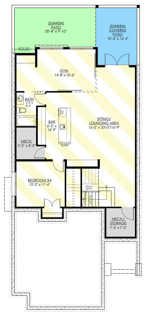 Optionally Finished Lower Level