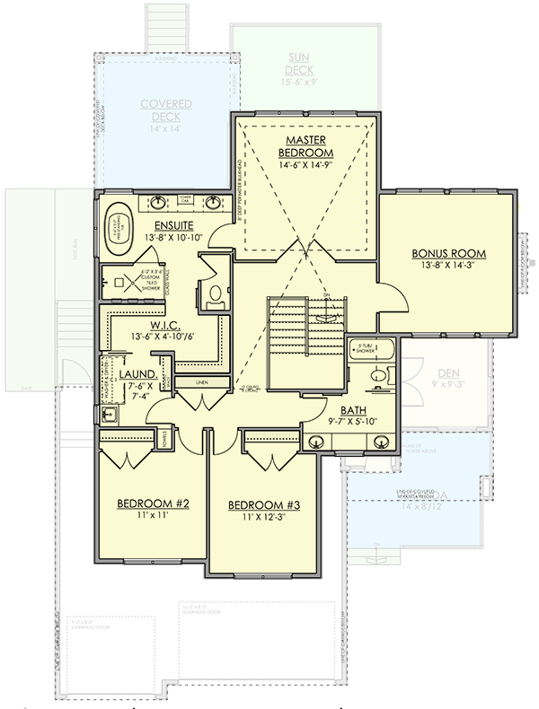 Plan 81796AB: Contemporary 2-Story House Plan with Bonus Room and ...