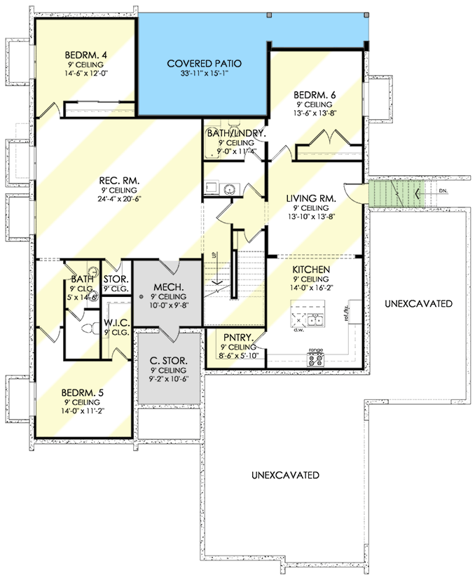 Optional Walkout Lower Level