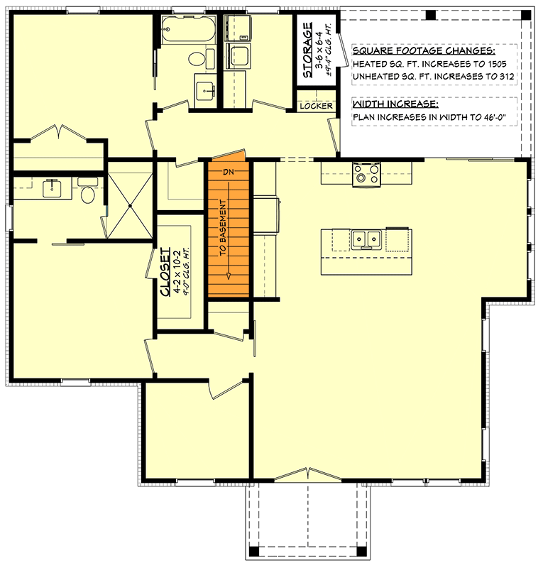 Main Level - Basement Stair Location