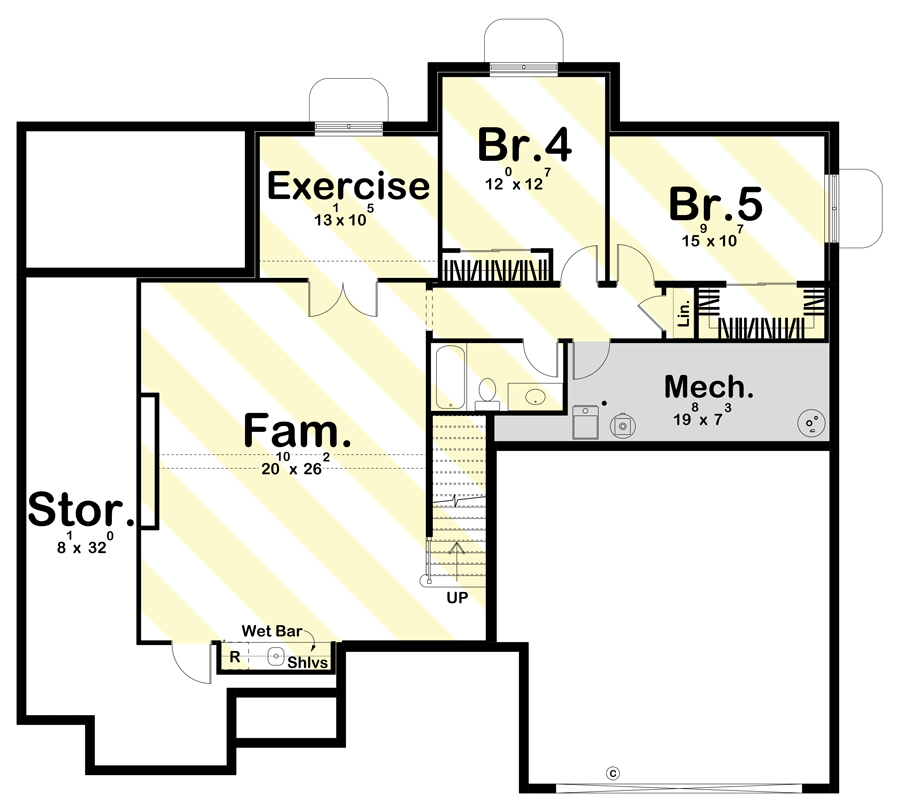 Optional Lower Level Layout ($ Paid Option)