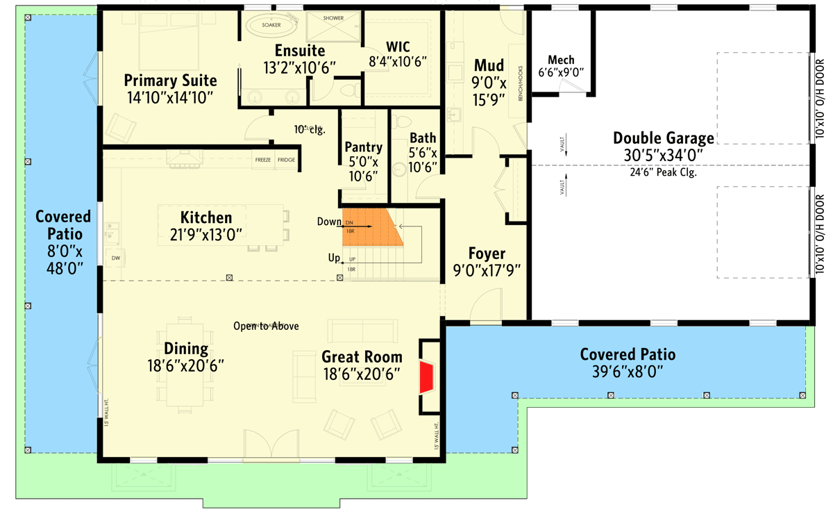 Main Level - Basement Stair Location