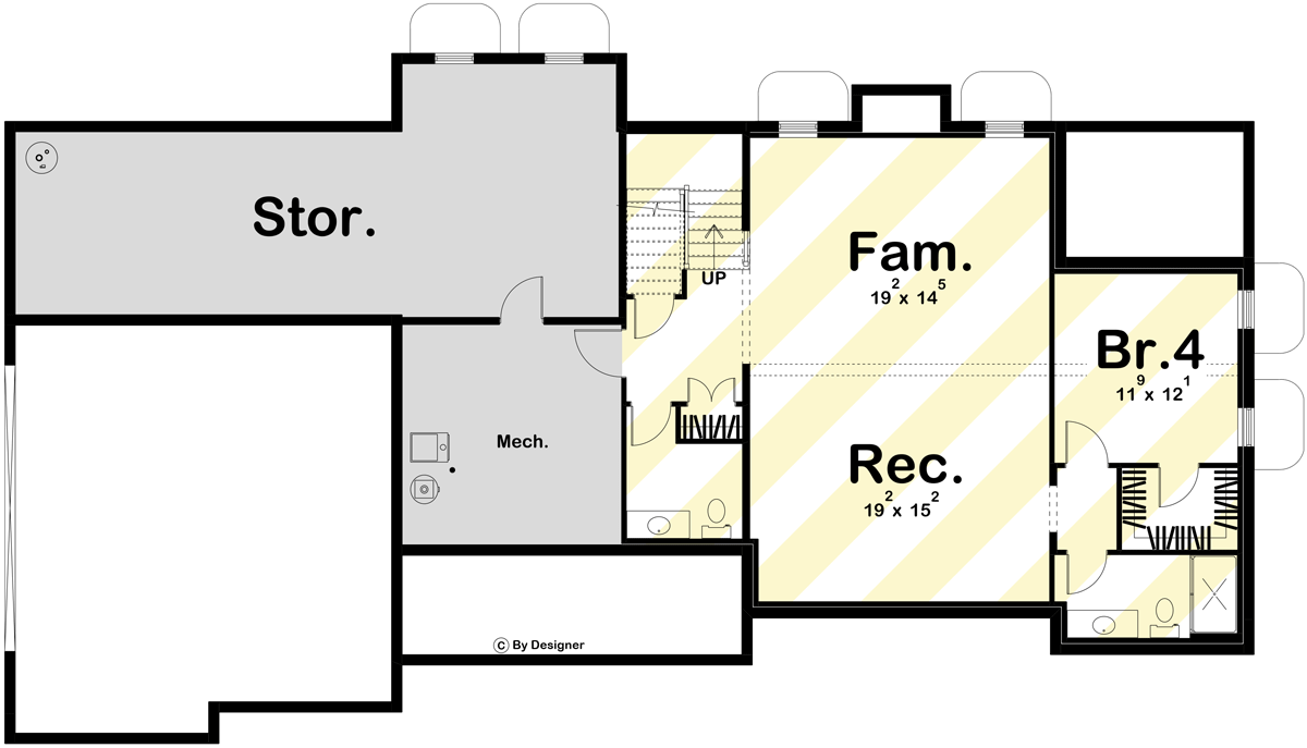 Optional Lower Level Layout ($ Paid Option)