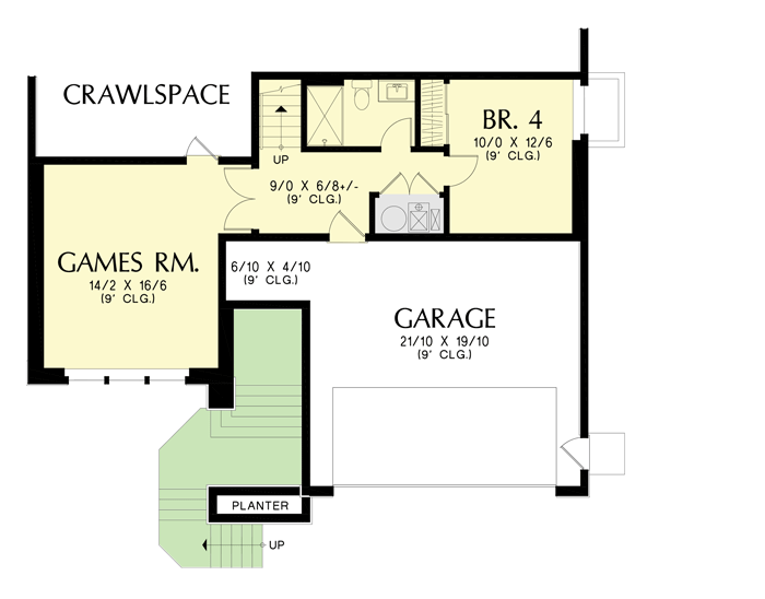 Games Room and 4th Bedroom Option (+$455)