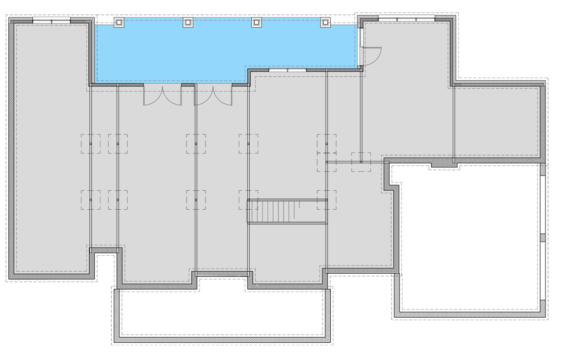 Walkout Basement Foundation Option ($ Paid Option)