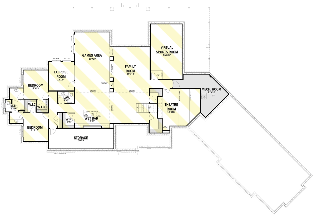 Optionally Finished Lower Level