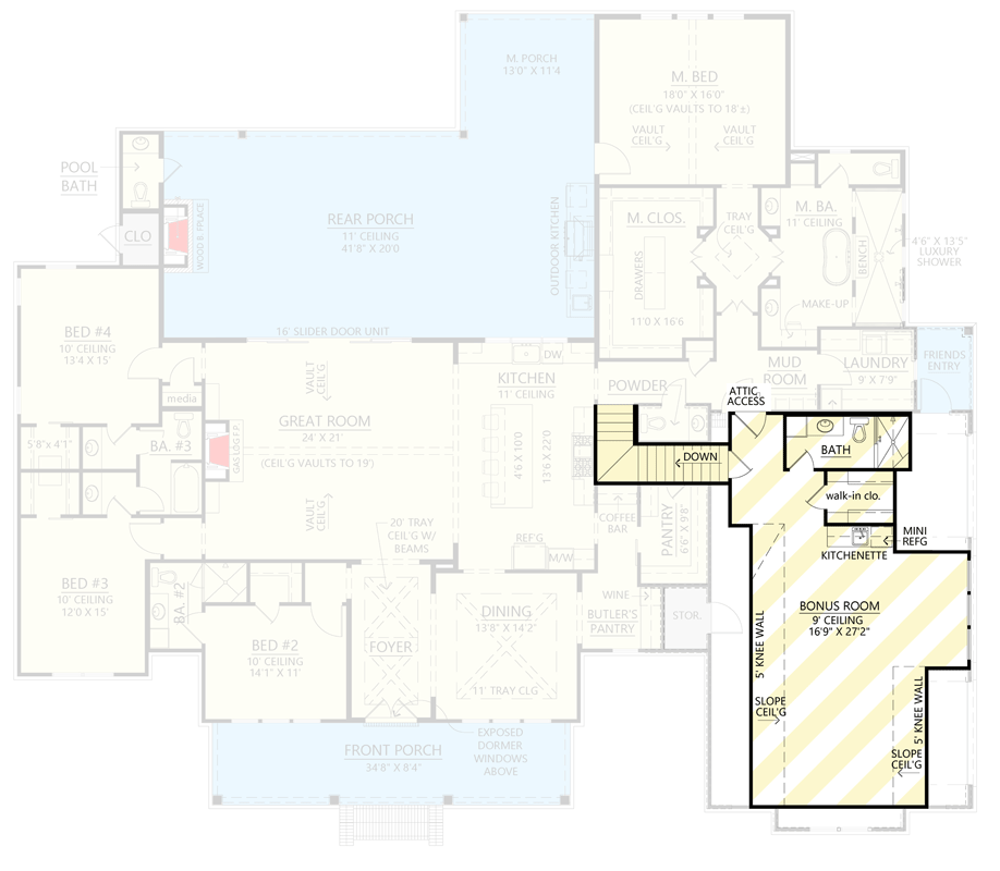 Optionally Finished Bonus Room