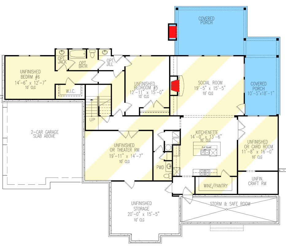 Optionally Finished Lower Level