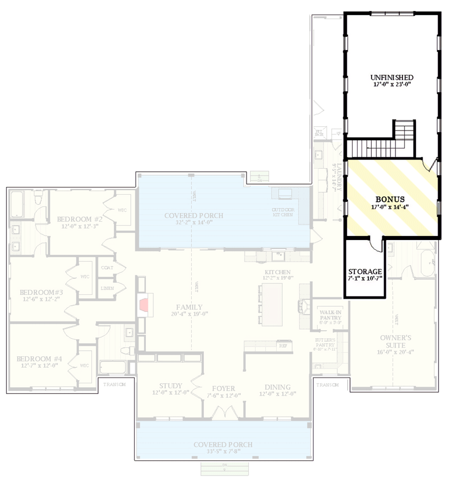 Optionally Finished Bonus Room