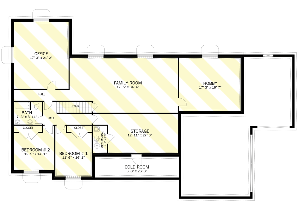 Optionally Finished Lower Level