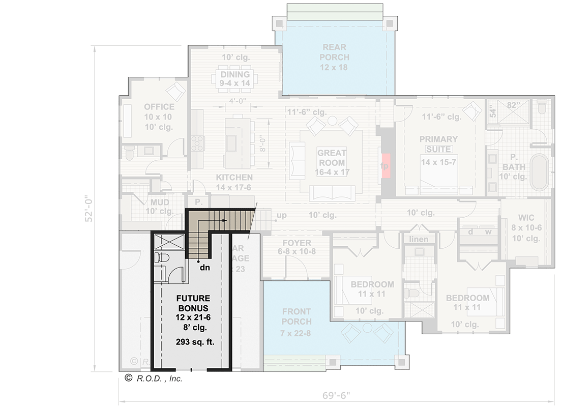 Optionally Finished Bonus Room