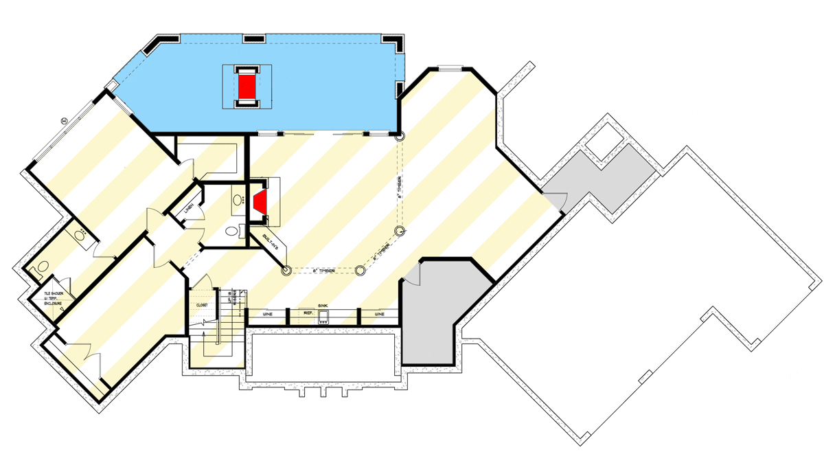 Optionally Finished Basement -Walkout 