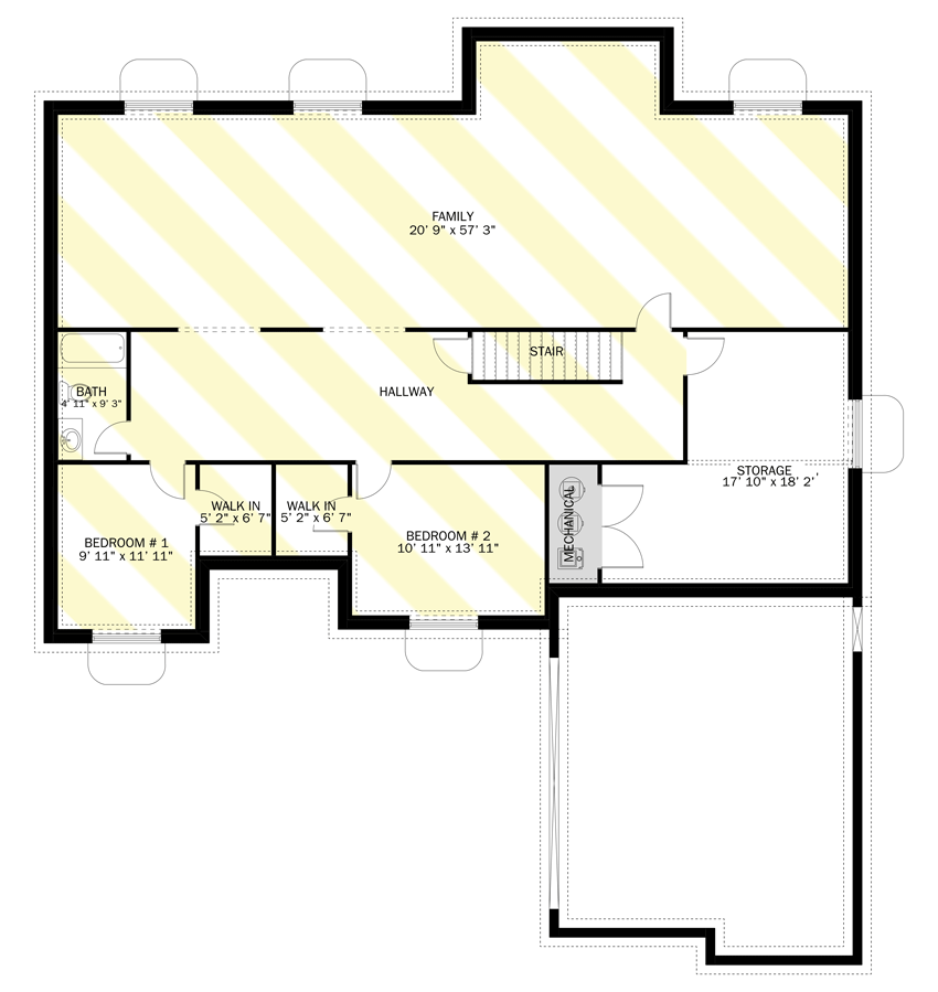 Optionally Finished Lower Level