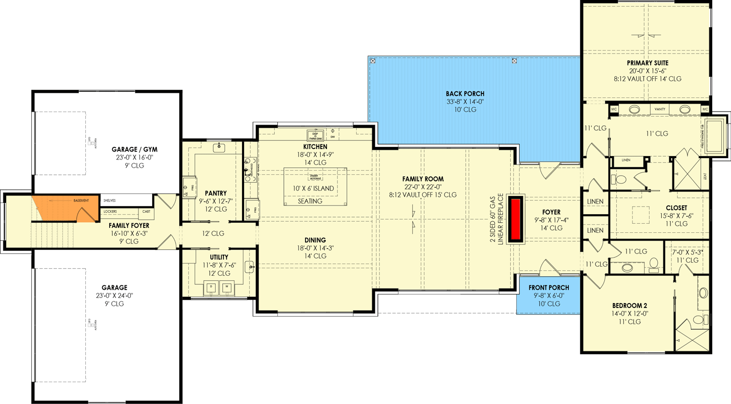 Main Level - Basement Stair Location