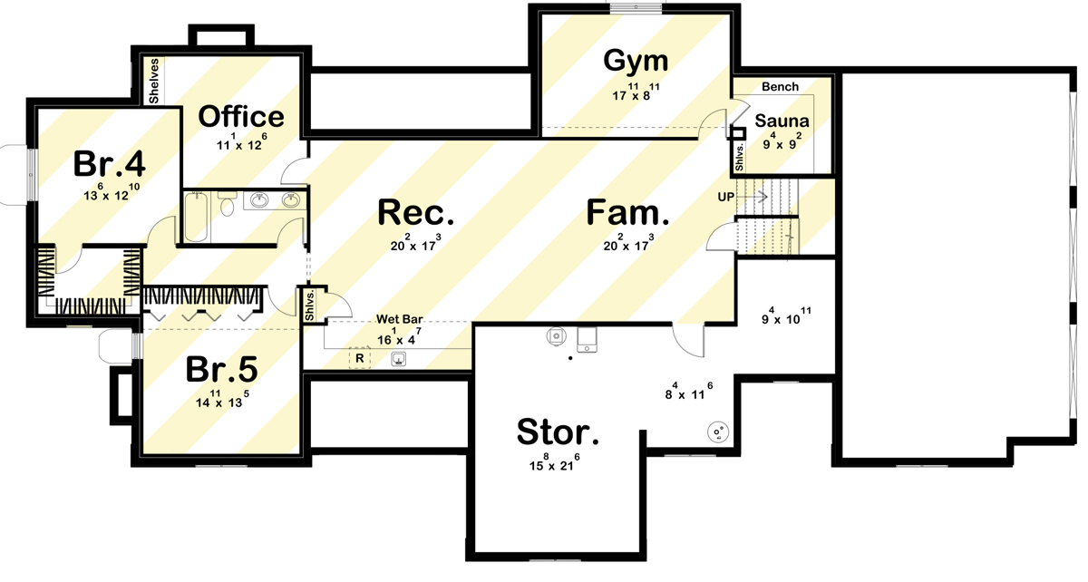Optional Lower Level Layout ($ Paid Option)