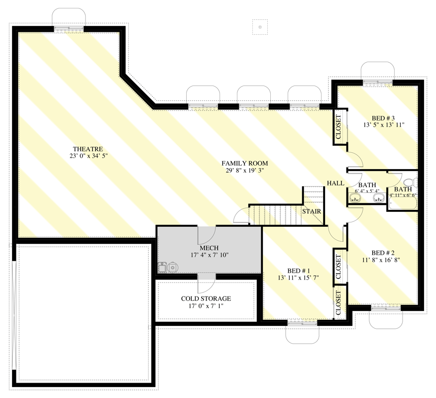 Optionally Finished Lower Level