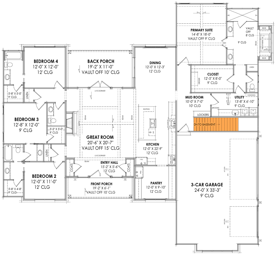 Basement Stairs Location