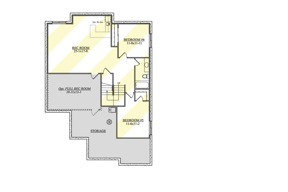Optionally Finished Lower Level