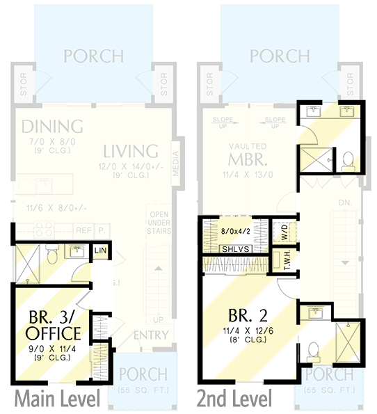Alternate Bathroom and Laundry Space Option (+$560)