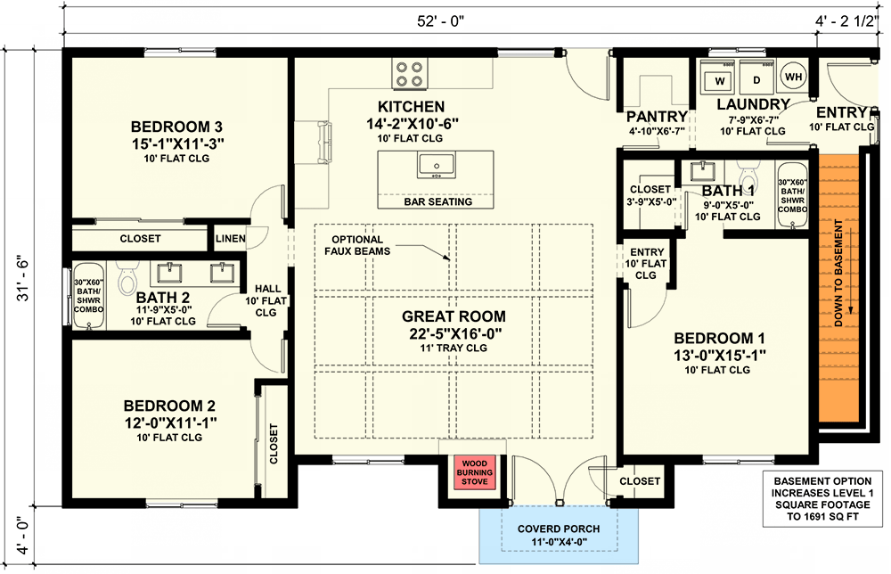Basement Stairs Location