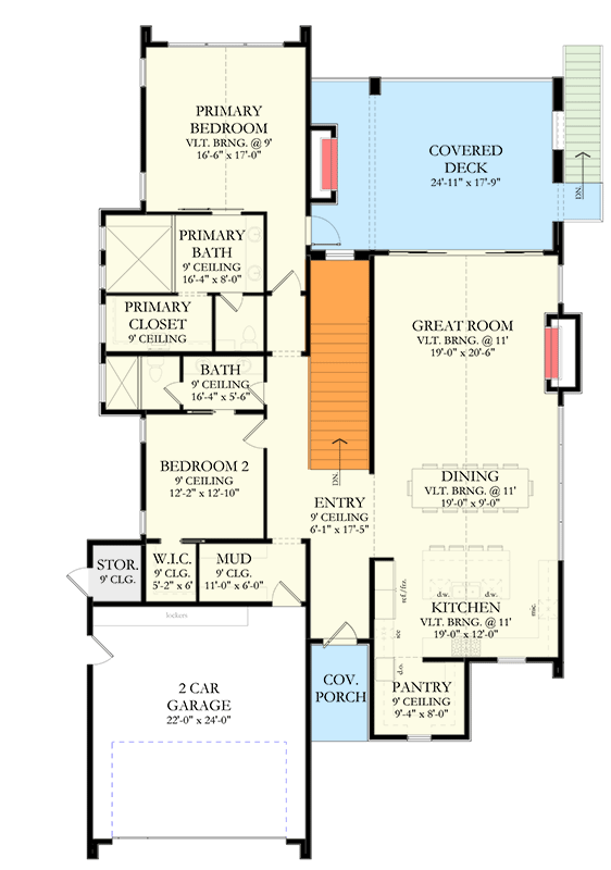 Main Level - Basement Stairs Location
