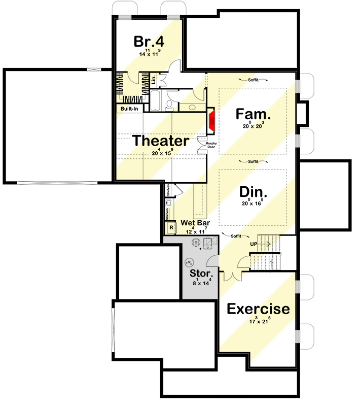 Optional Lower Level Layout ($ Paid Option)