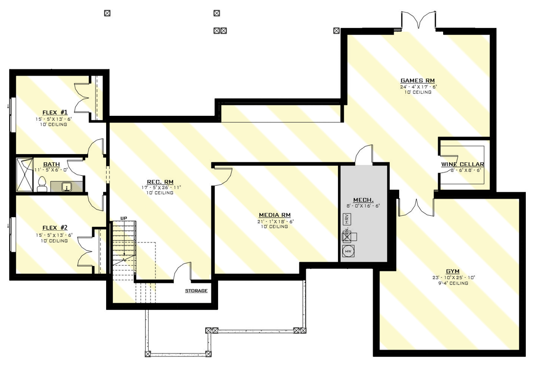 Optionally Finished Lower Level