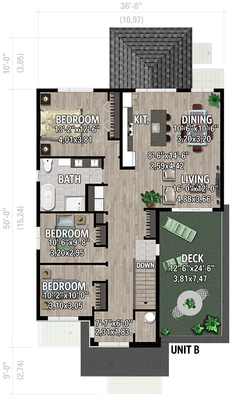 Second Level (Unit B)