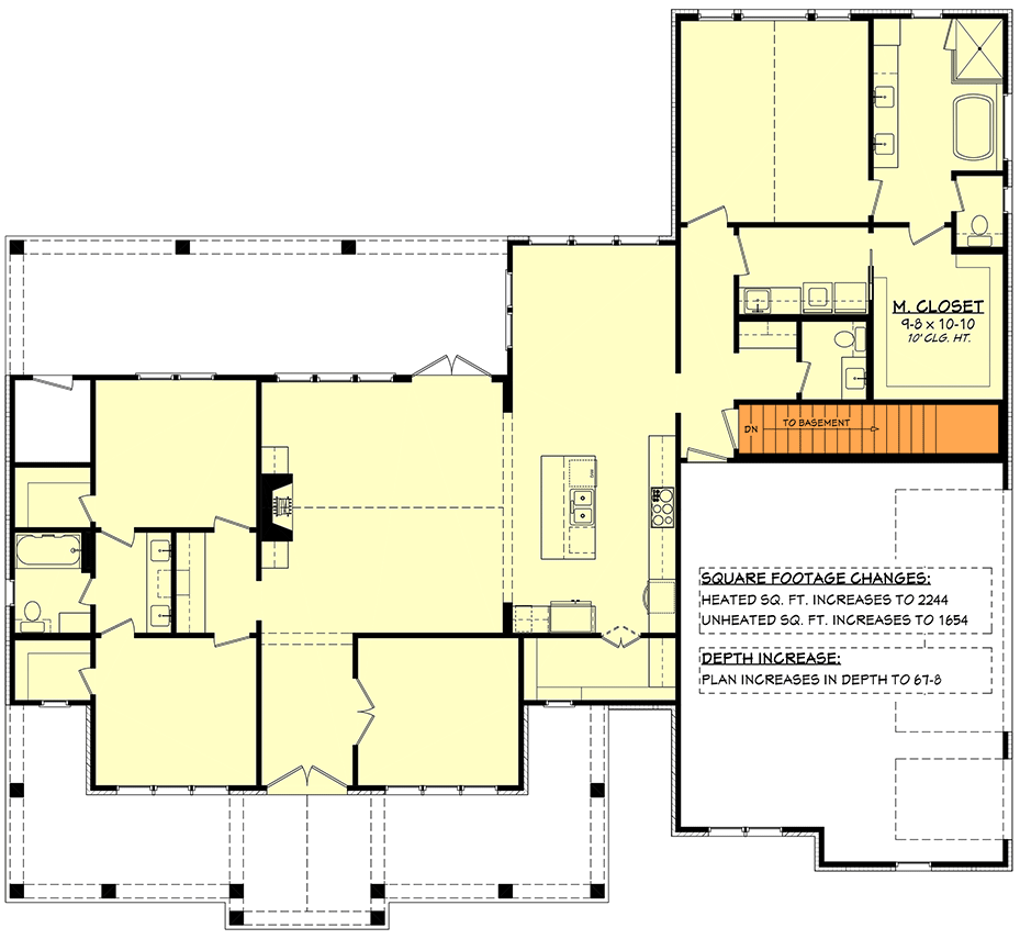 Main Level - Basement Stairs Location