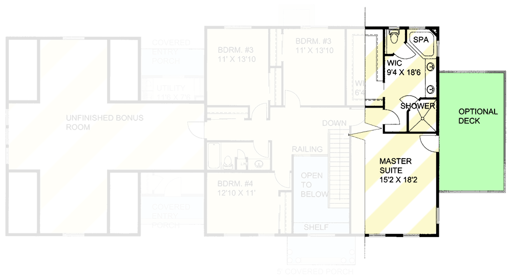 Optional Master Suite Layout