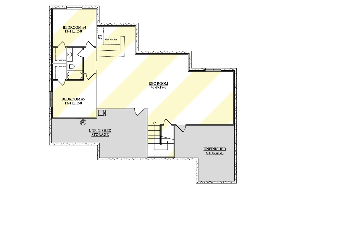 Optionally Finished Lower Level