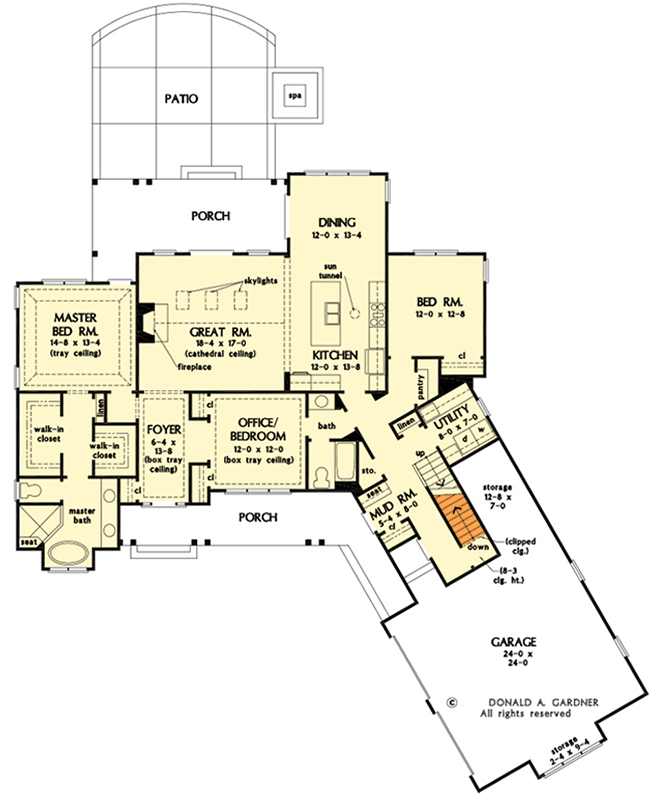 Main Level - Basement Stairs Location