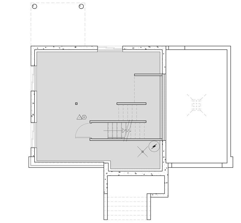 Lower Level - Unfinished Basement