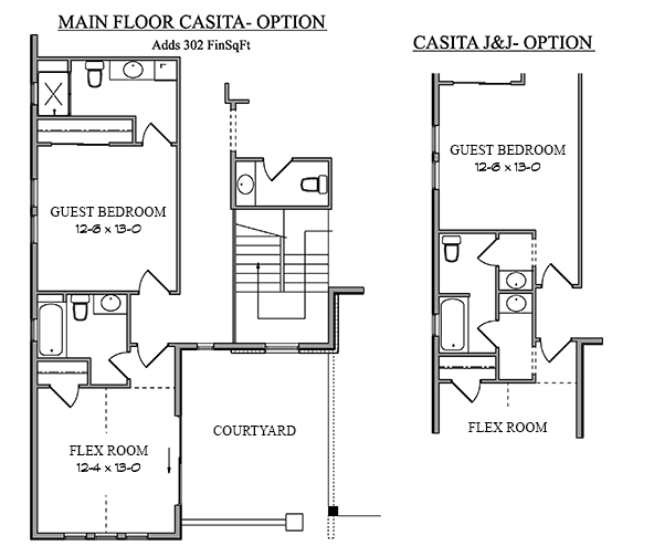 Main Floor - Optional Casita Layout