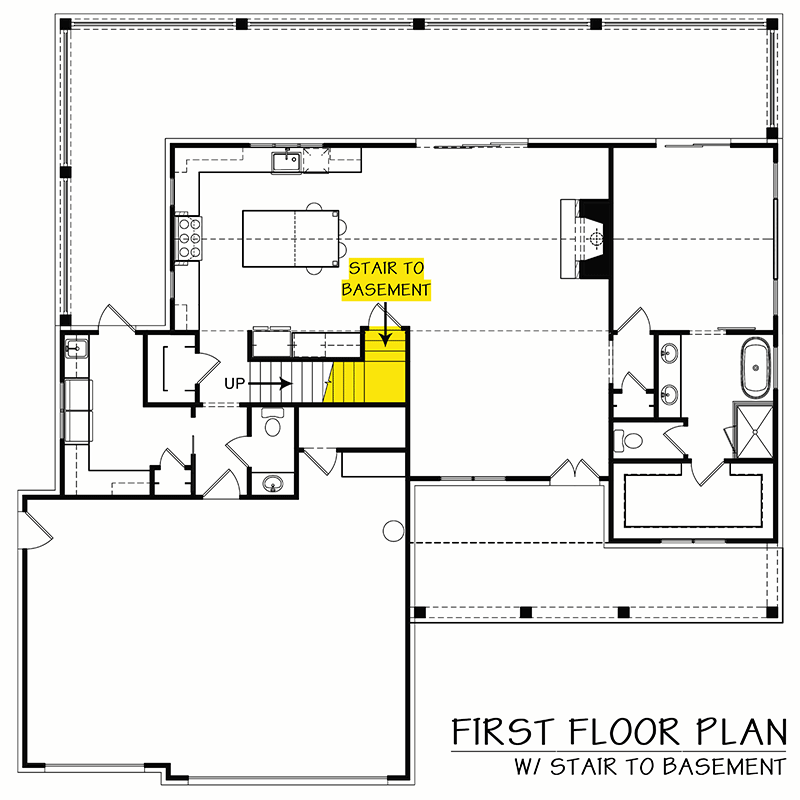 Main Floor - Basement Stairs