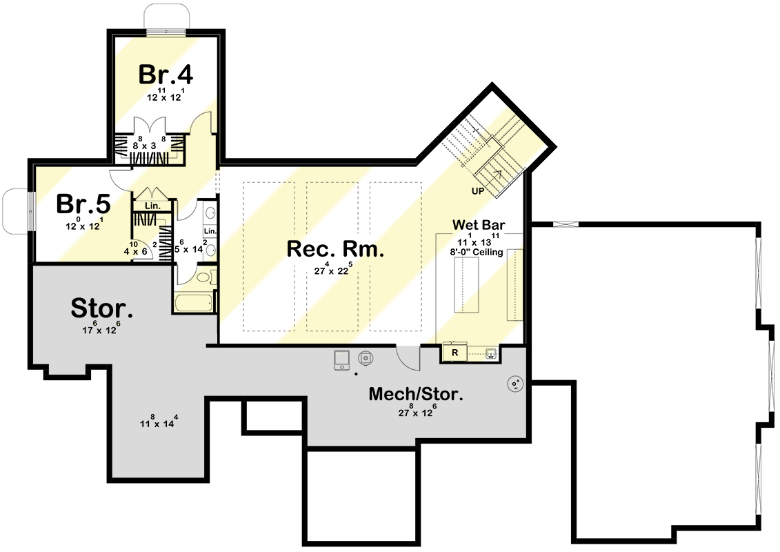 Optional Lower Level Layout ($ Paid Option)
