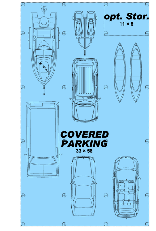 Ground Level Covered Parking