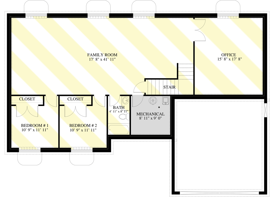 Optionally Finished Lower Level