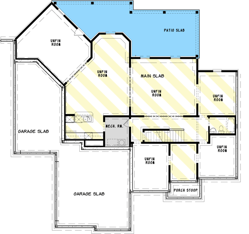 Optionally Finished Walkout Foundation