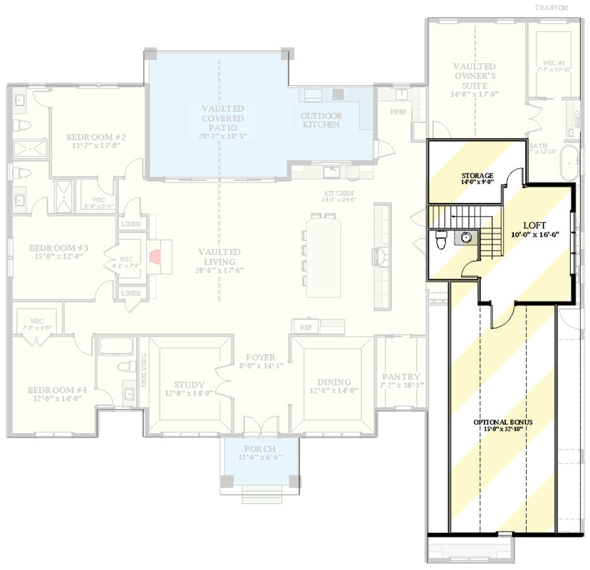 2nd Floor - Optionally Finished Bonus