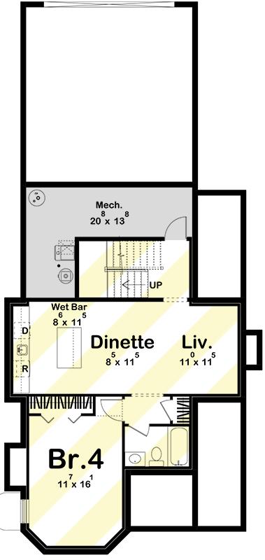 Optional Lower Level Layout ($ Paid Option)