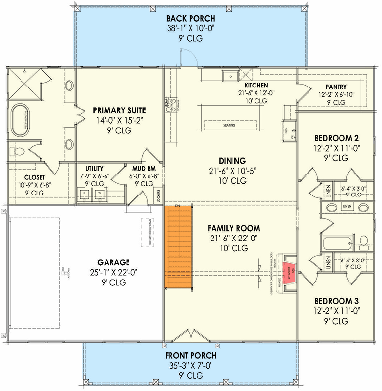 Main Level - Basement Stairs Location