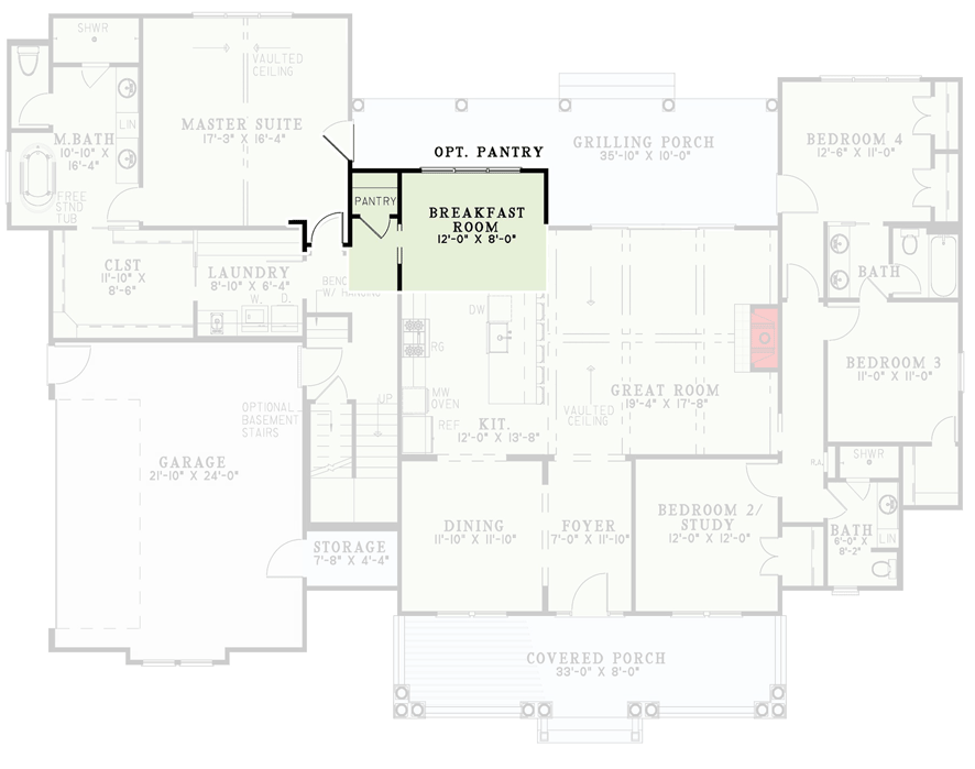 Optional Pantry Location