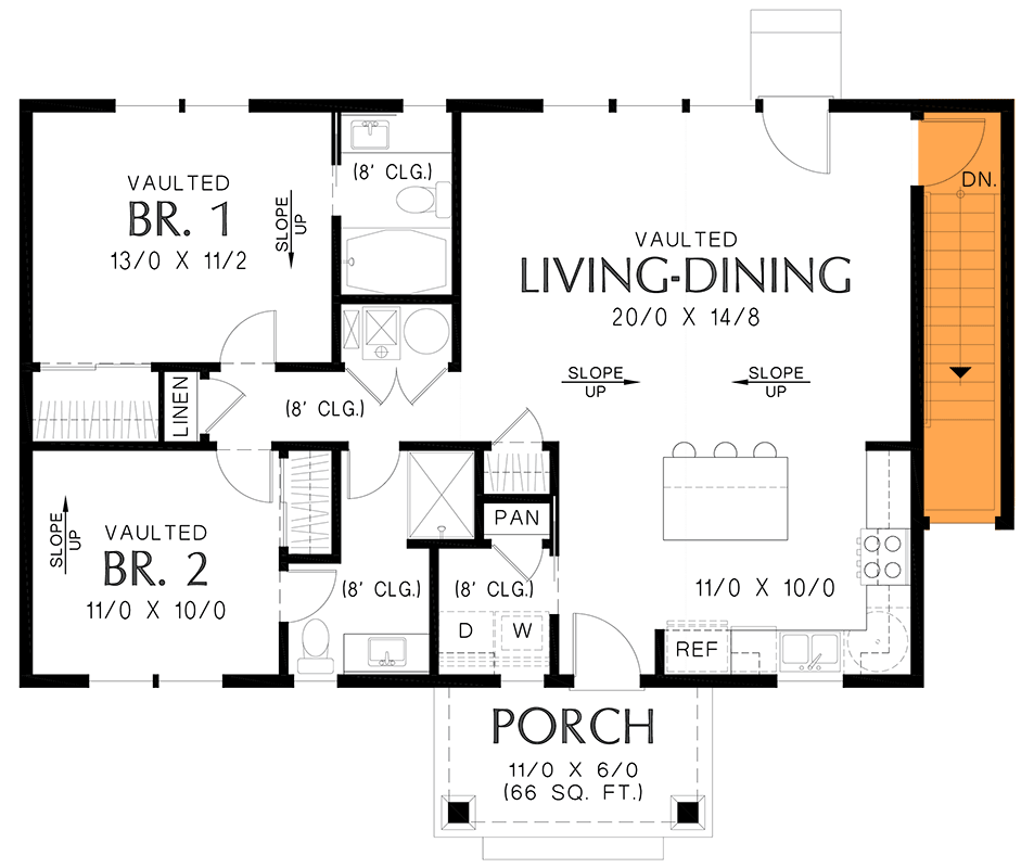 Basement Stairs Location