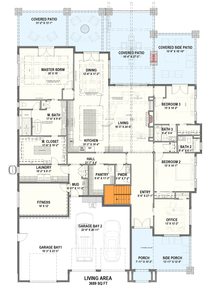 Main Level - Basement Stair Location