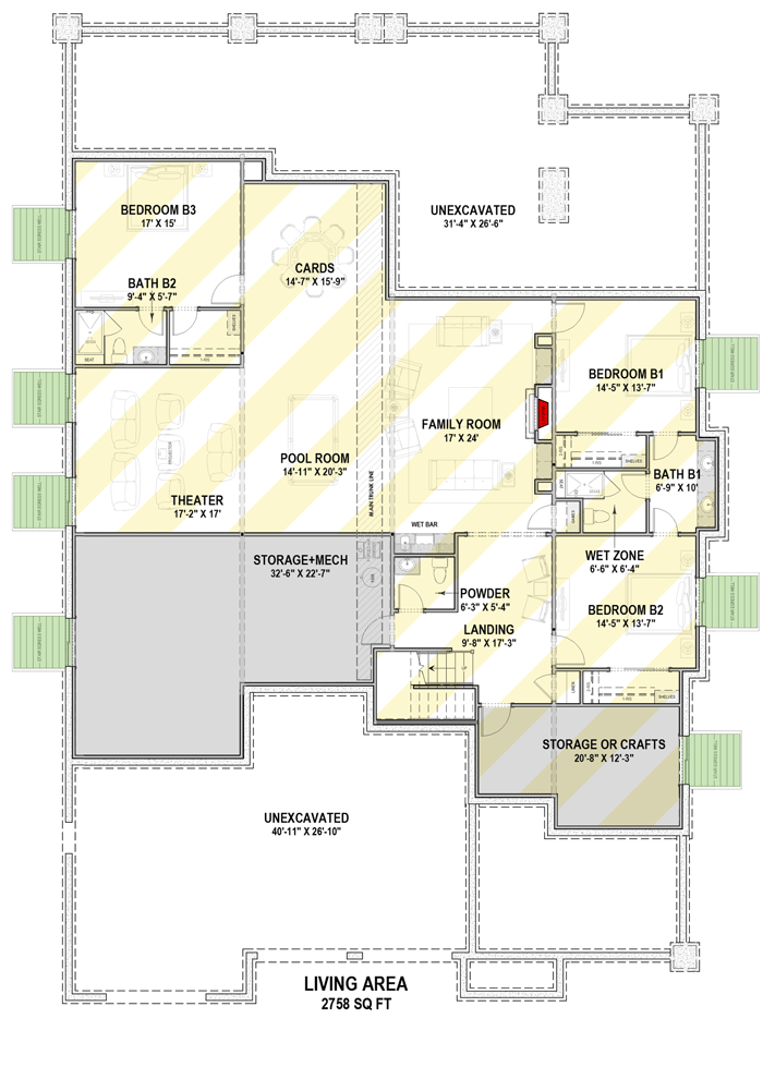 Optionally Finished Lower Level