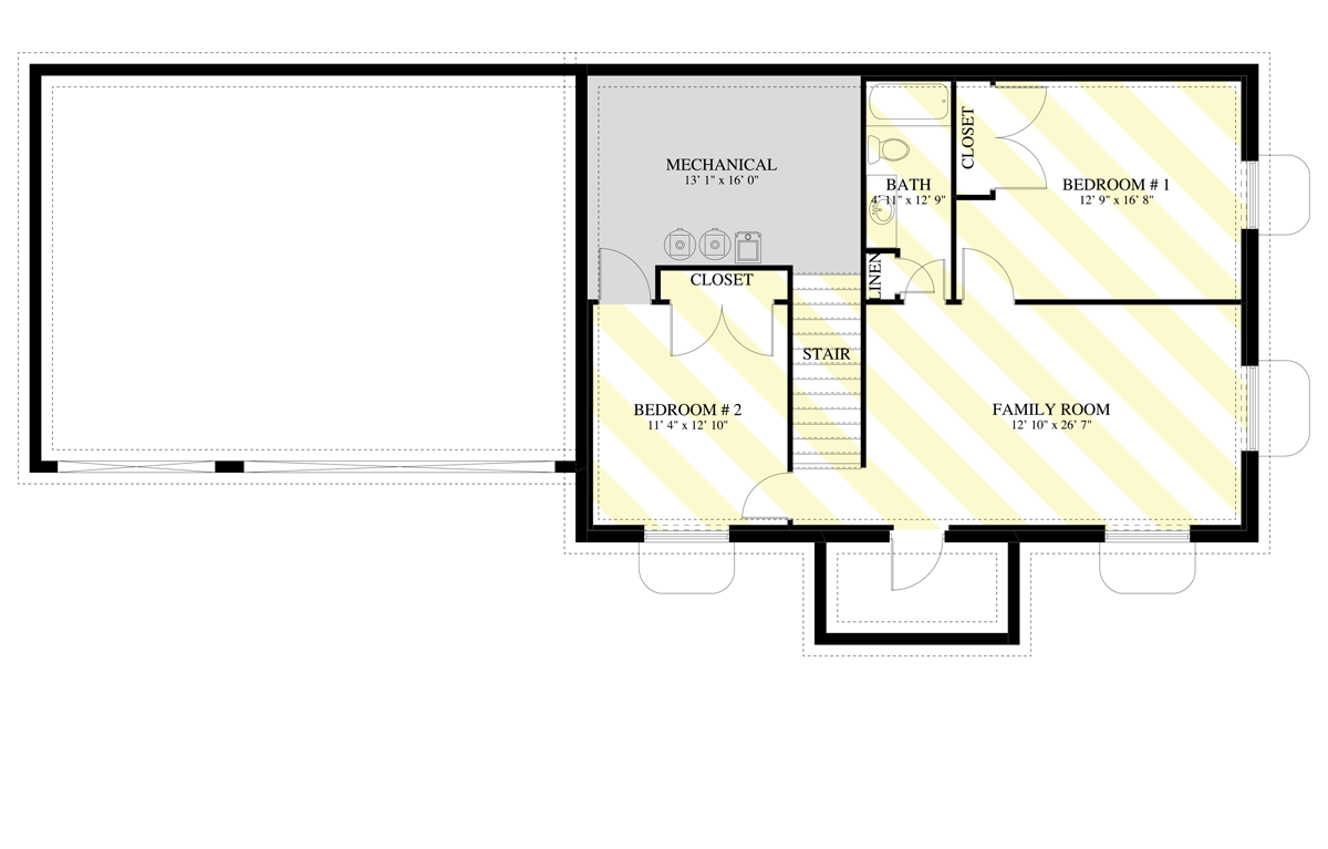 Optionally Finished Lower Level