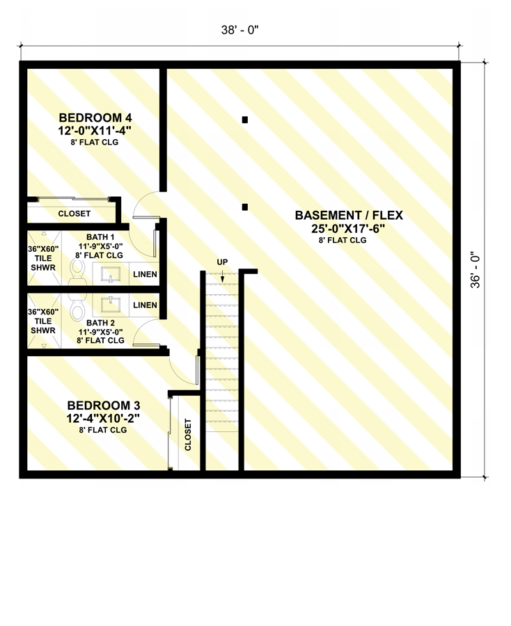 Lower Level - Optionally Finished Basement